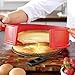 Teeo 2-Pack - Springform Pan 9 inch Nonstick - 7 inch Cake Pan - Round Cheese Cake Pans Set - Removable Ring Tempered Glass Bottom, Leak Proof BPA-Free Non-Toxic - 7” Yellow & 9” Red