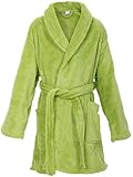 EPYA Kids Boys Girls Teens Plush Kimono Robe Velvet Fleece Bathrobe