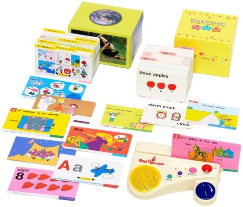 Amazon ソフィア教育研究所 Pop Up English 英語 カードリーダー コンプリートセット 機械本体 Kt 800 カード737枚 英語 外国語 おもちゃ