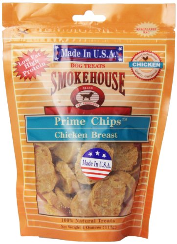 Smokehouse Pet Products 85461 Chicken Prime Chips Treat For Dogs, 4-Ounce - Thumbnail 4