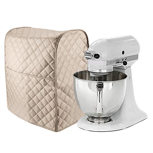 NKTM Stand Mixer Cover Dust-proof with Organizer Bag for Kitchen Mixer(17" x 14" x 9")