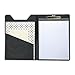 Samsill Value Padfolio with Clipboard and Letter-Size Writing Pad, Black, 9.25 x 13 Inch