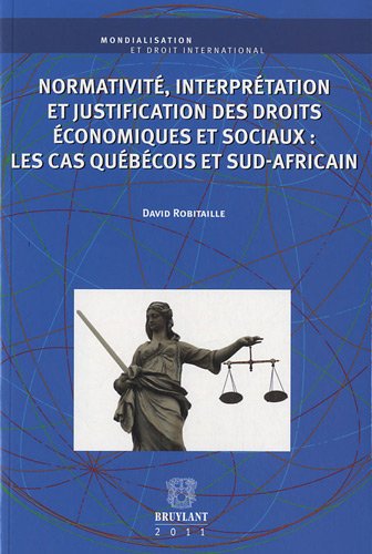 Normativité, interprétation et justification des droits économiques et sociaux