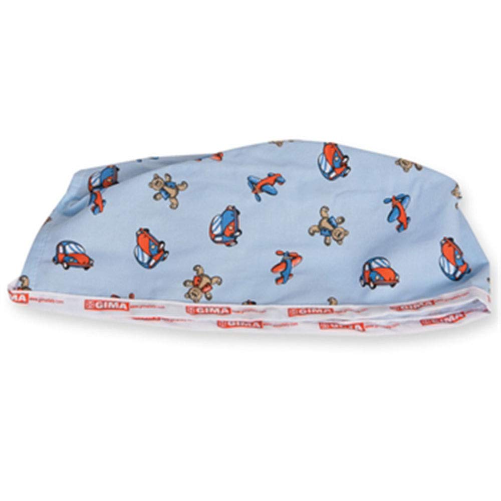 GIMA 26165 Surgical scrub hat/cap, Fantasy Cap, Light Blue color