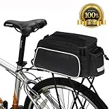 Advocator 20-35L Durable Bike Pannier Bag Shoulder Strap Rack Rear Trunk Tote Bag Shoulder Strap Tail Back Seat Storage Package Bicycle Bike Rear Trunk Bag Bike Accessories