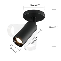 KCO Lighting LED Track Lighting Heads Matte Black