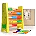 Wooden Abacus for Kids: Best Educational Counting Toy for Toddlers - Sturdy and Colorful Abacus Toy - Makes Counting and Learning Fun and Easy - With a Free Magnetic Puzzle Board and Gift Box