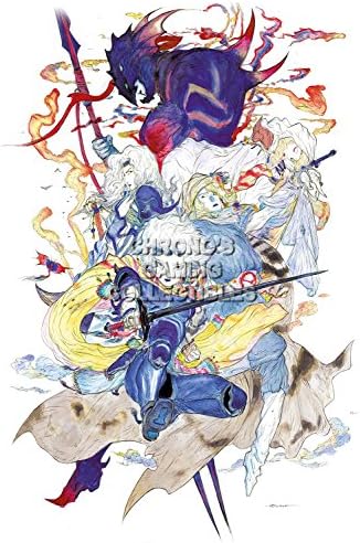 CGC Huge Poster - Final Fantasy IV Characters PS1 PS2 PSP Nintendo DS GBA - FIV005 (16" x 24" (41cm x 61cm))