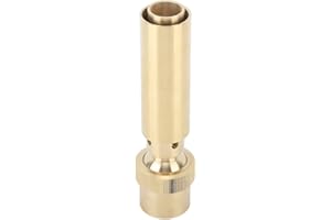 Gonetre Brass Fountain Nozzle Fountain Nozzle Replacement Fountain Nozzle Brass Column Fountain Nozzle Heads Fountain Equipment for Garden Pond G1 in (G1.5 Inch)