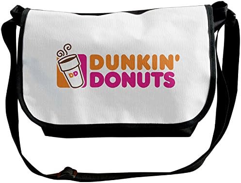 Unisex Doughnut Dunkin' D Shoulder Bags Casual Handbag Travel Crossbody Bag Messenger Sling Bag