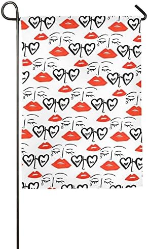Colorful Eyelash Eyes Family Party Porch Yard House Garden Flags 12 X 18 All-Weather Polyester Emblemize