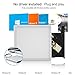 USB 3.0 DVD RW Drive, E-More External CD DVD Drive USB3.0 Ultra Slim Portable DVD Rewriter Burner CD/DVD-RW Writer Burner for Apple Mac Macbook Pro and other Laptop Desktops