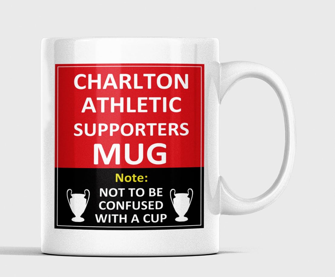 Charlton Athletic Football Club Supporters Rival Team Joke Funny New and Easy Office Tea and Coffee Mug Gift