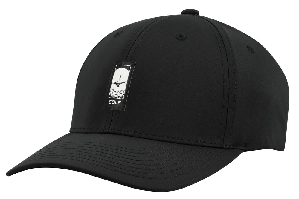 Photo 1 of Mizuno Fresh Marble Adjustable Hat, Black, OSFA