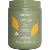 Echosline KIPower VEG Reconstruction Mask for Damaged Hair - 1000 ml. / 33.8 fl.oz.&amp; - 300 ml. / 10.1 fl.oz. (Mask for Damaged Hair 11.83 fl.oz.)