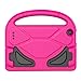 DiHines Fire 7 2017 Kids Case, Fire 7 2015 Kids Case Light Weight Shock Proof Handle Friendly Stand Kid-Proof Case for All New Amazon Fire 7 Inch Display Tablet Cover(2015&2017 Release) (Pink)