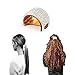 Diamond Semicircular Hair Clip Claw (Brown)