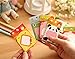 JunShop Super Sticky Pad Lovely animals Cartoon Sticky Note Self-stick Note Post-it Note (Pack of 8, 20 Sheets per)