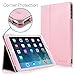 CaseCrown Bold Standby Pro Case for iPad Air - [Corner Protection] Auto Wake/Sleep, Hand Grip, Multi-Angle Viewing Stand (Compatible with iPad 9.7 2018/2017) - Rose Quartz/Pink