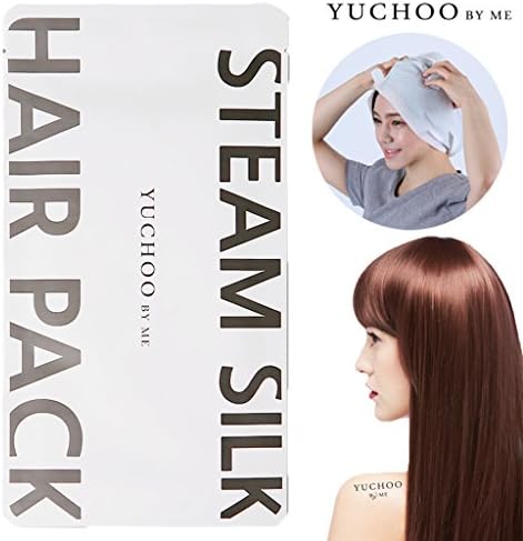 [YUCHOO BY ME] Nutrition Keratin Steam Silk Hair Pack 35ml / Wrap Hair Cap Mask for Dry and Damaged Hair / Natural Hurb Ingredients / Made in Korea (1pcs)