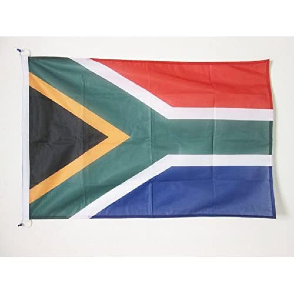 AZ FLAG - South Africa Flag - 3x5 Ft - For Outdoor - South African Banner Knitted Polyester with Two Plastic Rings - Fade Resistant - Vivid Colors - 3' x 5' Feet - 150x90 Cm