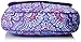 Vera Bradley Women's Cotton Double Zip Mailbag Crossbody Purse, Lilac Tapestry, One Size