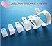 LOKMAN 100 Pack 3/8 Inch Rope Light P-Style Mounting Clips