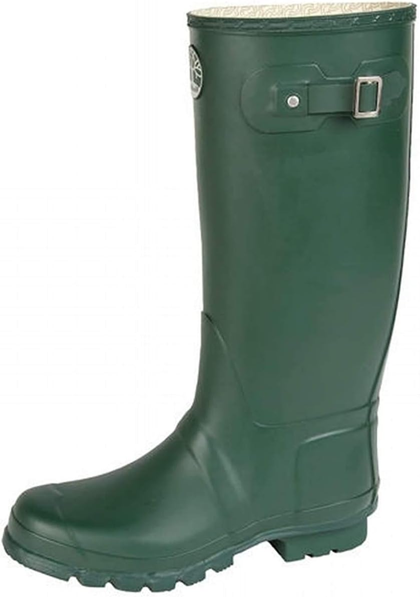 Woodland Heavy Duty Rubber Wide Fit Wellies Wellington Boots