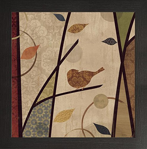 Frame Company Watson Range Pieces of Nature I Spice by Veronique Charron, Photo Frame - 5 x 5 Inches, Black