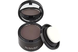 Gowwim Root Touch up Powder, Instantly Gray Hair Cover up Hairline Powder for Women & Men Waterproof and Sweatproof Root Cove