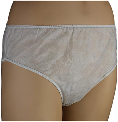 Disposable Plus Women's Premium Disposable Underwear Briefs, 30 Pack No More Carrying Dirty Underwear When Traveling