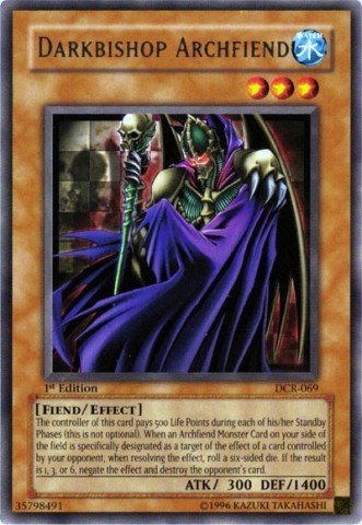 Yu-Gi-Oh! - Darkbishop Archfiend (DCR-069) - Dark Crisis - 1st Edition - Rare