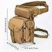 WalkingMan Drop Leg Waist Bag Tactical Military Thigh Hip Outdoor Pack for Motorcycling Hiking Traveling Fishing Tool Pouch for Men Women Travel Fanny Pack Purse Pocket Sling Chest Shoulder Bag