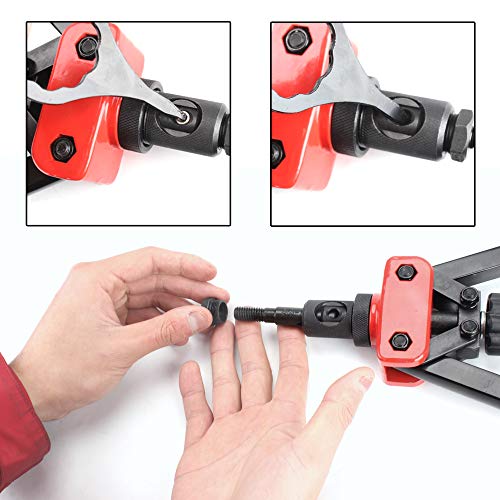 MOUTEC 14-inch Heavy Duty Hand Rivet Nut Setter Kit -Metric&SAE W/90pc Rivnuts. - Thumbnail 5
