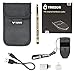Trezor One - Black Bitcoin Hardware Wallet Bundle with VUVIV Micro-USB Adapter & USB-C Adapter for MacBook. RFID Pouch & Sakura Pigma Archival Ink Pen for Recovery Seed Sheet