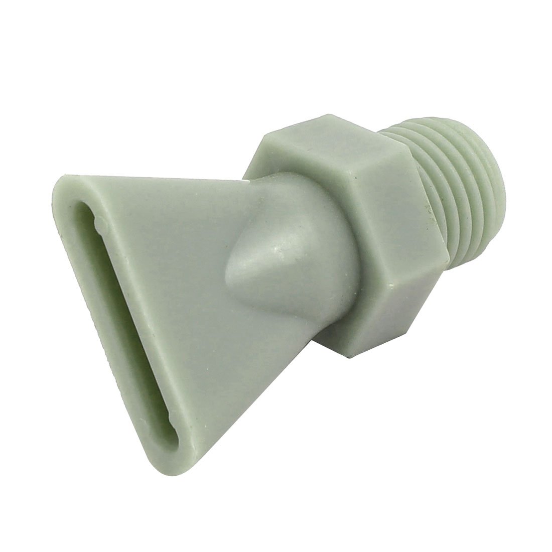 Sourcingmap 1/4BSP Male Thread Plastic Water Spout Sprayer Flat Jet Nozzle Gray