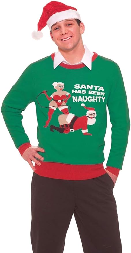 rude reindeer christmas jumper