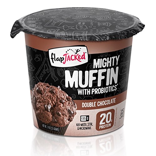 FlapJacked Mighty Muffin, Double Chocolate, 12 Count