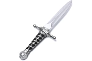 DAYSTART 15" PU Foam Short Sword Prop, Sturdy Fake Dagger Costume Weapon Accessory