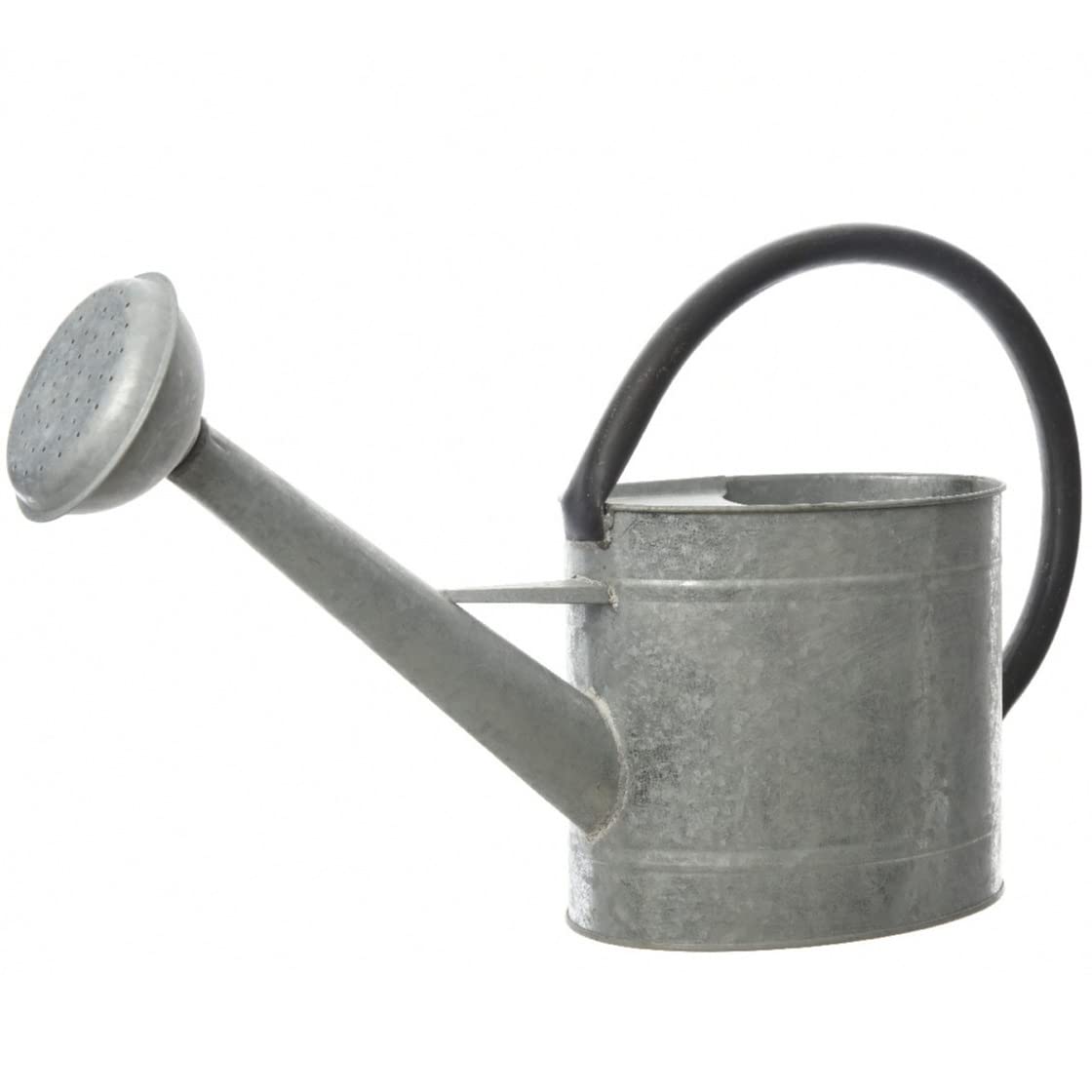 Decoris 83300 Zinc Watering Can for Decorative Use Only, 5 Litres, Grey