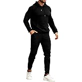 GINGTTO Mens Tracksuit 2 Piece Pullover Jogging Activewear Casual Sweatsuit Sets for Men