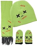 Sourpuss Clothing Scarf Set - Zombie Green Infant
