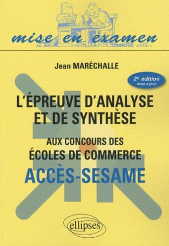 L' épreuve d'analyse et de synthèse