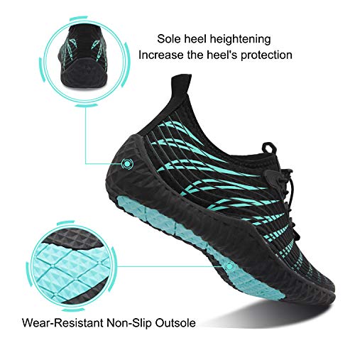 Spesoul Womens Mens Water Sports Shoes Outdoor Quick Dry Barefoot Athletic Aqua Shoe for Beach Swim Pool Surf Diving Yoga