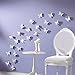 NYKKOLA White 24PCS 3D Butterfly Wall Stickers Decor Art Decorations 3 Size (1, White)
