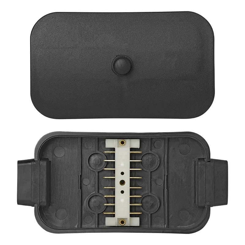 blntackle76 Junction Box Set Plastic 8 x 4-Pin Junction Box Trailer Cable Connector Box Connection Box (1)