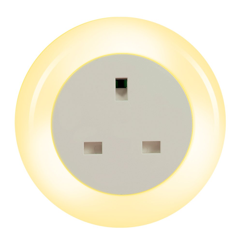 Emotionlite LED Plug In Socket Night Light with Dusk to Dawn Senor