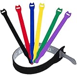 Reusable Cable Ties 1/2" x 8" - 30 Pack (Color)