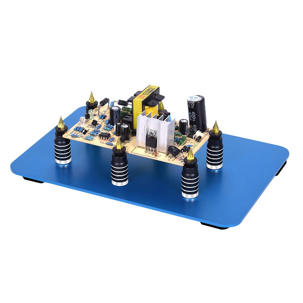 Helping Hands Soldering Toolour Third Hand Soldering Tool with 4 Magnetic Base, 6 PCB Holder, Heavy Duty Base Plate Soldering Rework Station for Crafts, Repair, Hobby…