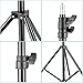 Neewer Photo Studio Alluminum Alloy Light Stand 29.1-74.8 inches/74-190 Centimeters Foldable and Reflector Holder Arm 39.7 inches/101 Centimeters Retractable Telescopic Crossbar with 2 Pieces Clamps
